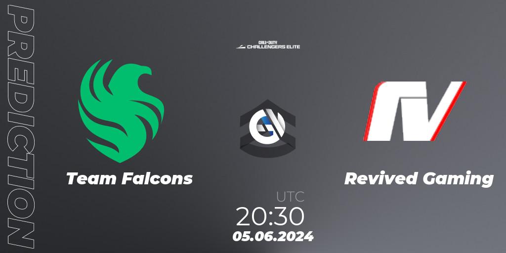 Team Falcons - Revived Gaming: ennuste. 05.06.2024 at 19:30, Call of Duty, Call of Duty Challengers 2024 - Elite 3: EU