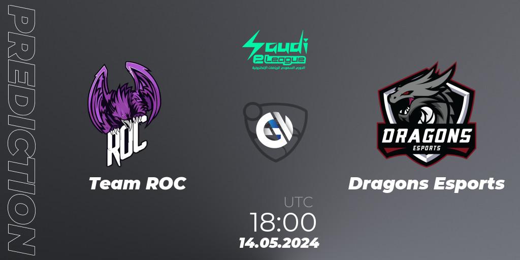 Team ROC - Dragons Esports: ennuste. 14.05.2024 at 18:00, Rocket League, Saudi eLeague 2024 - Major 2: Online Major Phase 1