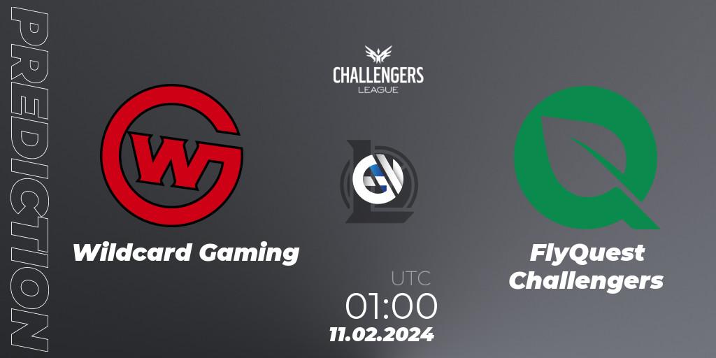 Wildcard Gaming - FlyQuest Challengers: ennuste. 11.02.24, LoL, NACL 2024 Spring - Group Stage