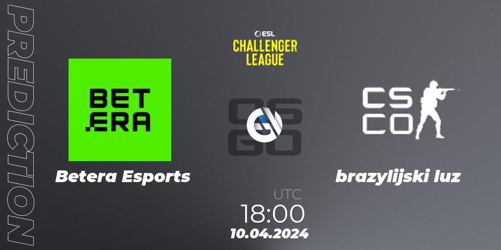 Betera Esports - brazylijski luz: ennuste. 10.04.24, CS2 (CS:GO), ESL Challenger League Season 47: Europe