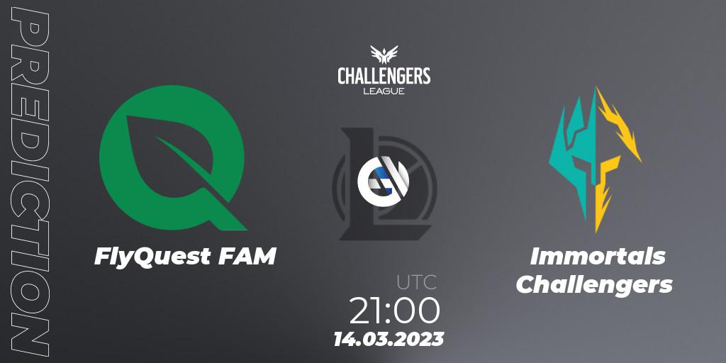 FlyQuest FAM - Immortals Challengers: ennuste. 14.03.23, LoL, NACL 2023 Spring - Playoffs