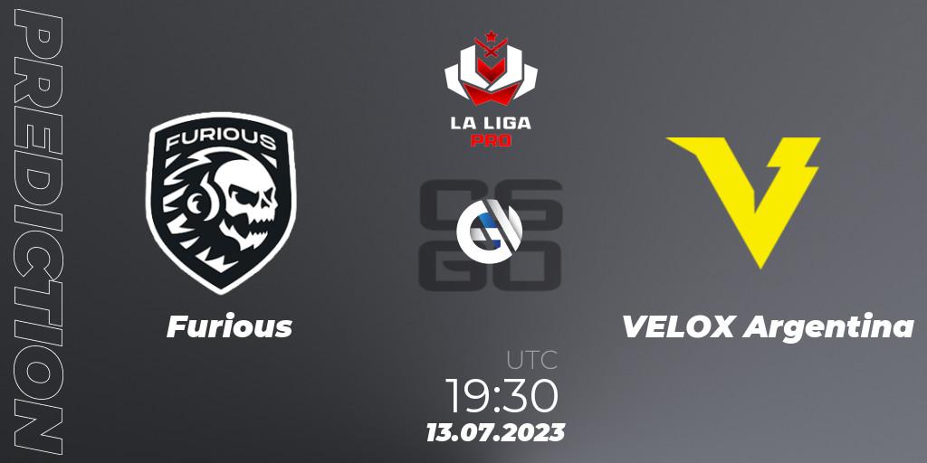 Furious - VELOX Argentina: ennuste. 13.07.2023 at 19:30, Counter-Strike (CS2), La Liga 2023: Pro Division