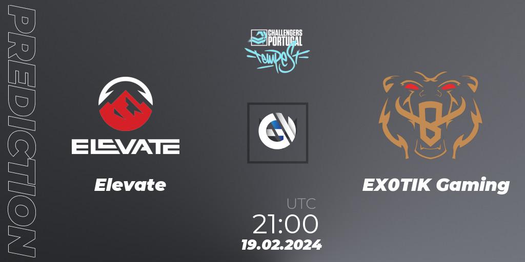 Elevate - EX0TIK Gaming: ennuste. 19.02.24, VALORANT, VALORANT Challengers 2024 Portugal: Tempest Split 1