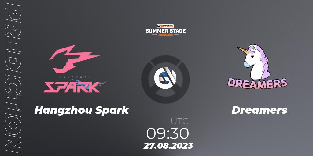 Hangzhou Spark - Dreamers: ennuste. 27.08.23, Overwatch, Overwatch League 2023 - Summer Stage Knockouts