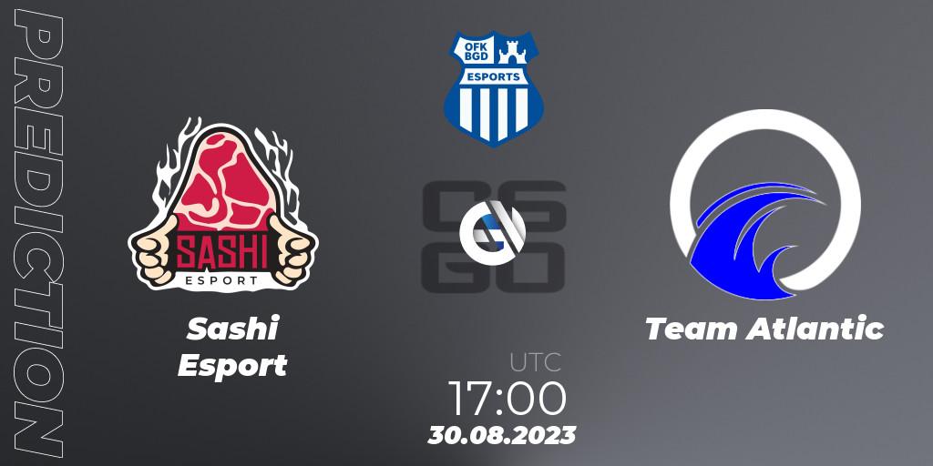  Sashi Esport - Team Atlantic: ennuste. 30.08.2023 at 17:00, Counter-Strike (CS2), OFK BGD Esports Series #1: European Closed Qualifier