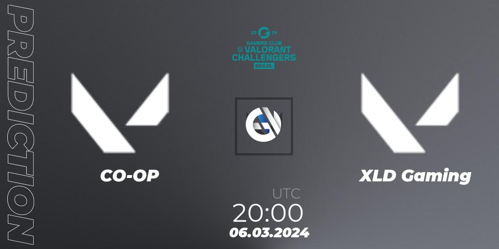 CO-OP - XLD Gaming: ennuste. 06.03.2024 at 20:00, VALORANT, VALORANT Challengers Brazil 2024: Split 1