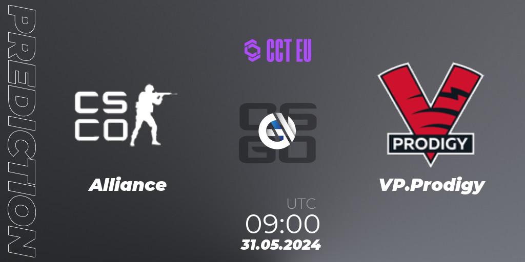 Alliance - VP.Prodigy: ennuste. 31.05.2024 at 09:00, Counter-Strike (CS2), CCT Season 2 Europe Series 4