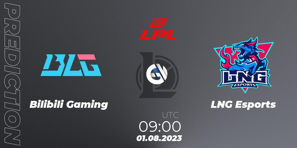 Bilibili Gaming - LNG Esports: ennuste. 01.08.2023 at 09:00, LoL, LPL Summer 2023 - Playoffs