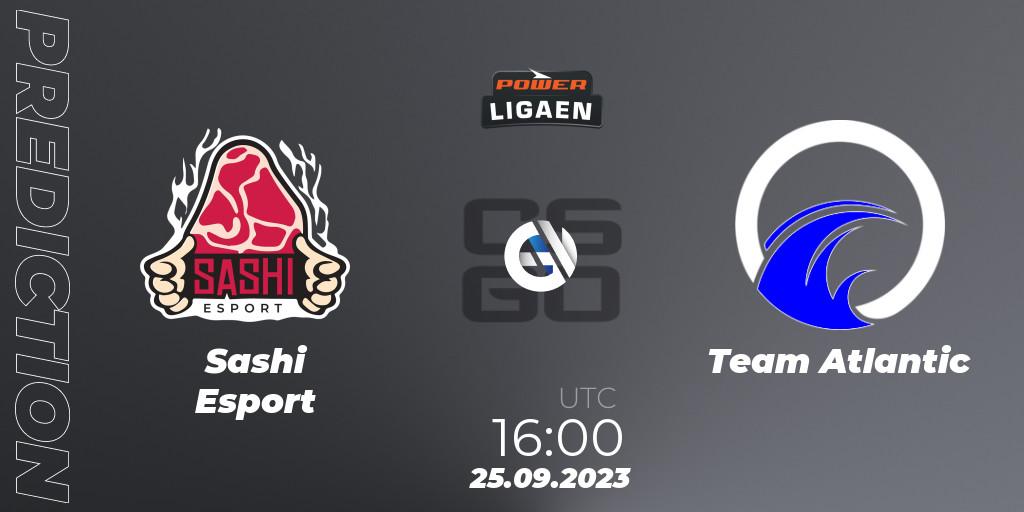  Sashi Esport - Team Atlantic: ennuste. 25.09.2023 at 16:00, Counter-Strike (CS2), POWER Ligaen Season 24 Finals