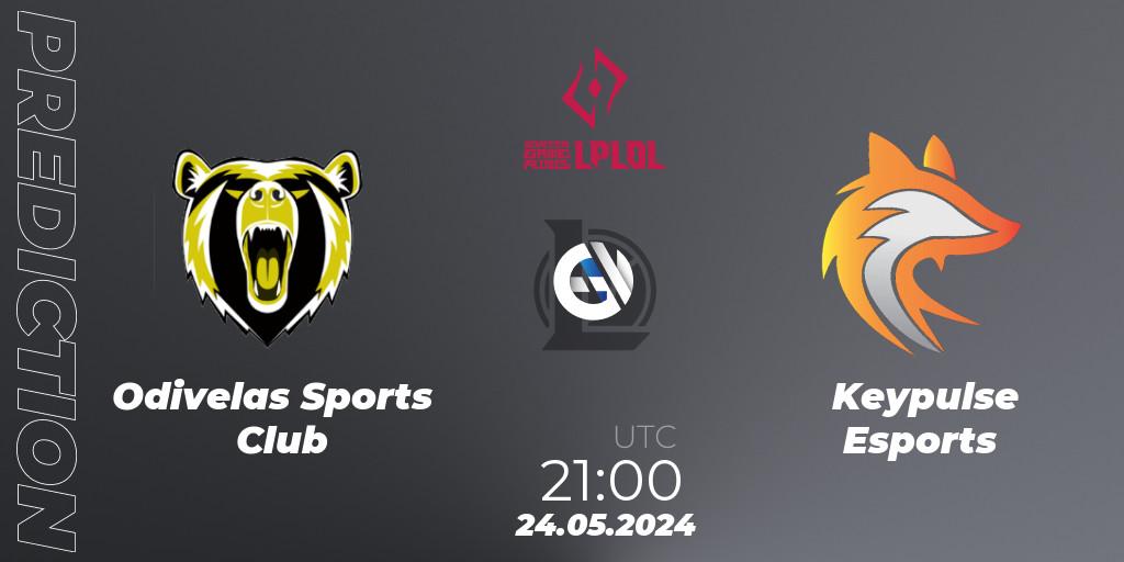 Odivelas Sports Club - Keypulse Esports: ennuste. 24.05.2024 at 21:00, LoL, LPLOL Split 2 2024