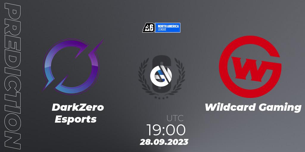 DarkZero Esports - Wildcard Gaming: ennuste. 28.09.2023 at 19:00, Rainbow Six, North America League 2023 - Stage 2