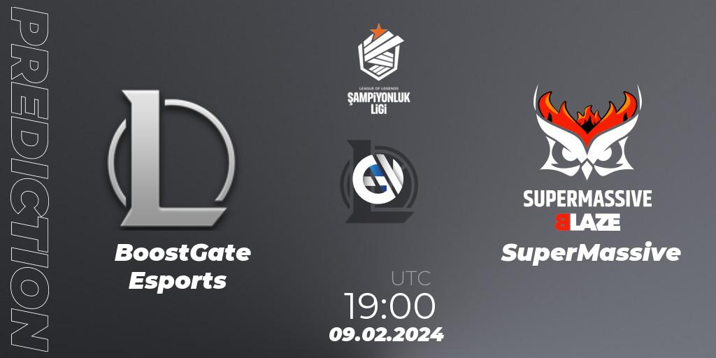 BoostGate Esports - SuperMassive: ennuste. 09.02.2024 at 19:00, LoL, TCL Winter 2024
