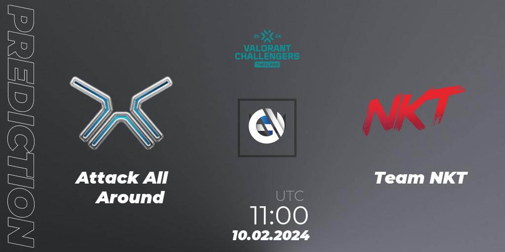 Attack All Around - Team NKT: ennuste. 10.02.24, VALORANT, VALORANT Challengers Thailand 2024: Split 1