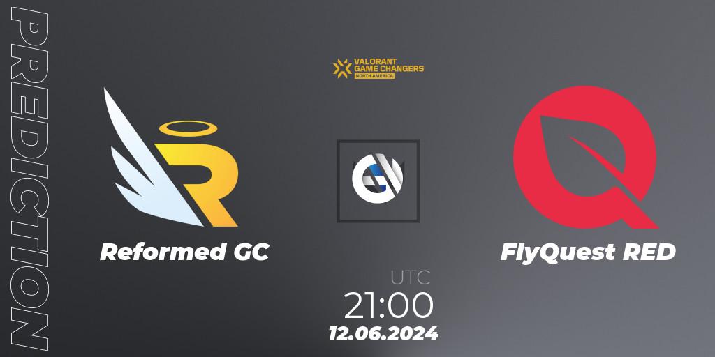 Reformed GC - FlyQuest RED: ennuste. 13.06.2024 at 00:30, VALORANT, VCT 2024: Game Changers North America Series 2