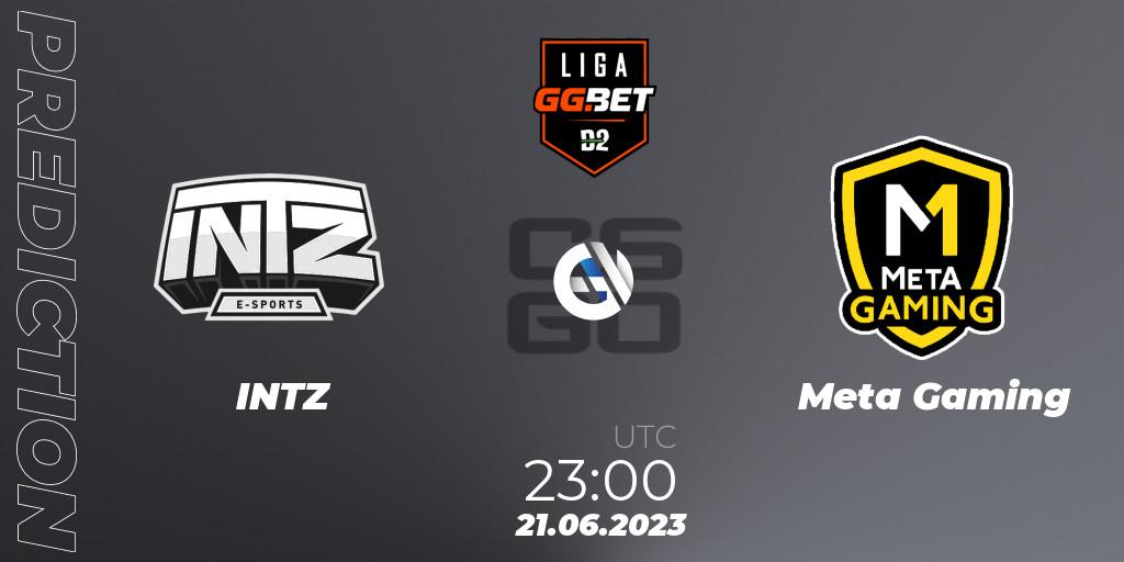 INTZ - Meta Gaming Brasil: ennuste. 21.06.23, CS2 (CS:GO), Dust2 Brasil Liga Season 1