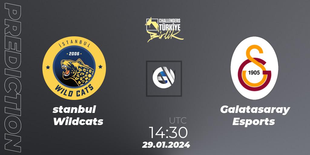 İstanbul Wildcats - Galatasaray Esports: ennuste. 29.01.24, VALORANT, VALORANT Challengers 2024 Turkey: Birlik Split 1