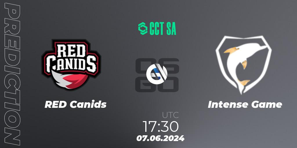 RED Canids - Intense Game: ennuste. 07.06.2024 at 17:30, Counter-Strike (CS2), CCT Season 2 South America Series 1