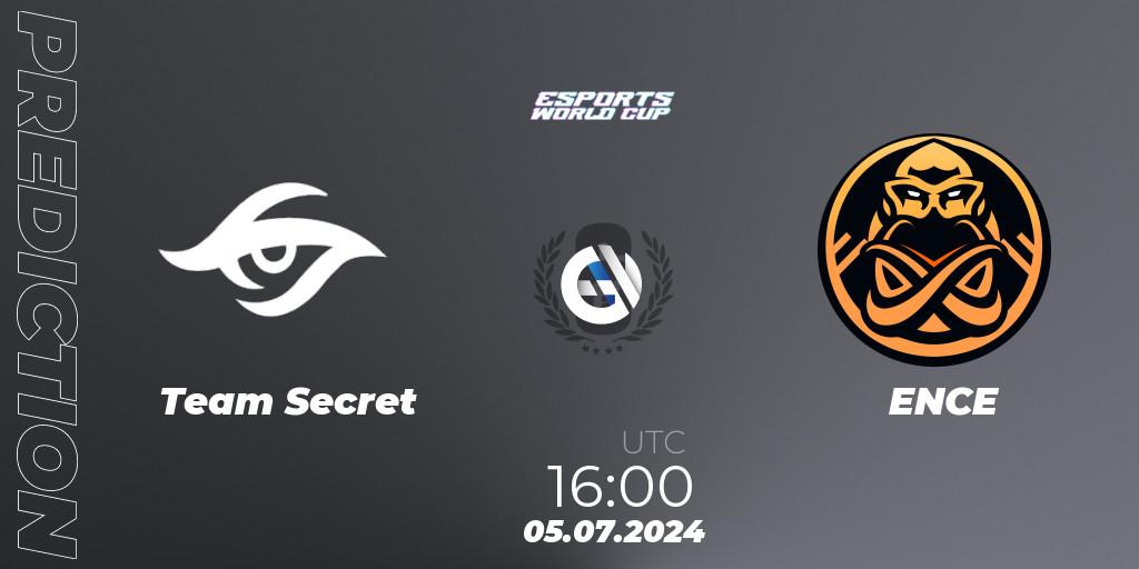 Team Secret - ENCE: ennuste. 05.07.2024 at 16:00, Rainbow Six, Esports World Cup 2024: Europe CQ