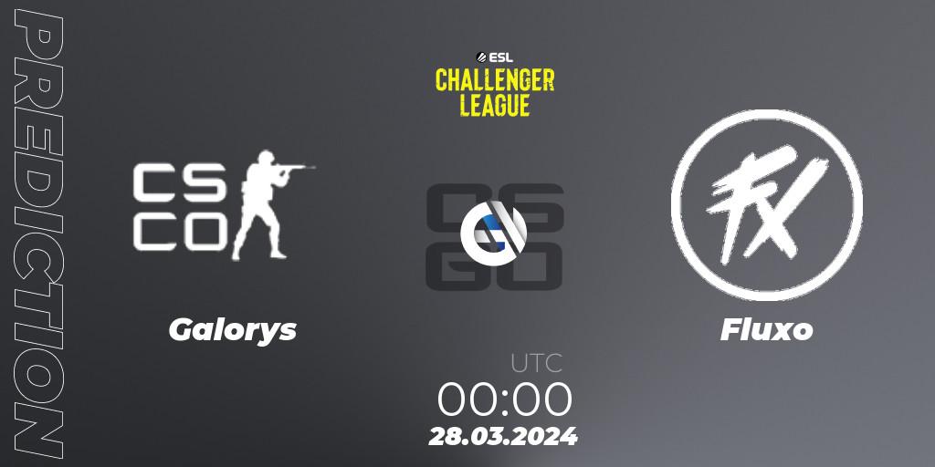 Galorys - Fluxo: ennuste. 28.03.24, CS2 (CS:GO), ESL Challenger League Season 47: South America
