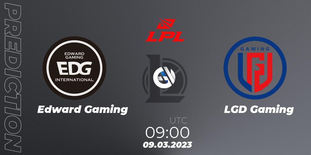 Edward Gaming - LGD Gaming: ennuste. 09.03.2023 at 09:00, LoL, LPL Spring 2023 - Group Stage