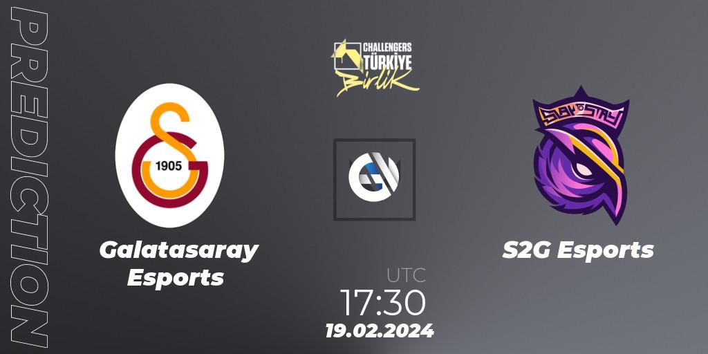 Galatasaray Esports - S2G Esports: ennuste. 19.02.24, VALORANT, VALORANT Challengers 2024 Turkey: Birlik Split 1