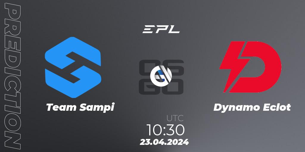 Team Sampi - Dynamo Eclot: ennuste. 23.04.24, CS2 (CS:GO), European Pro League Season 15