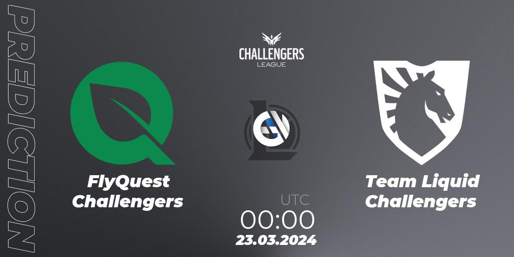 FlyQuest Challengers - Team Liquid Challengers: ennuste. 23.03.24, LoL, NACL 2024 Spring - Playoffs