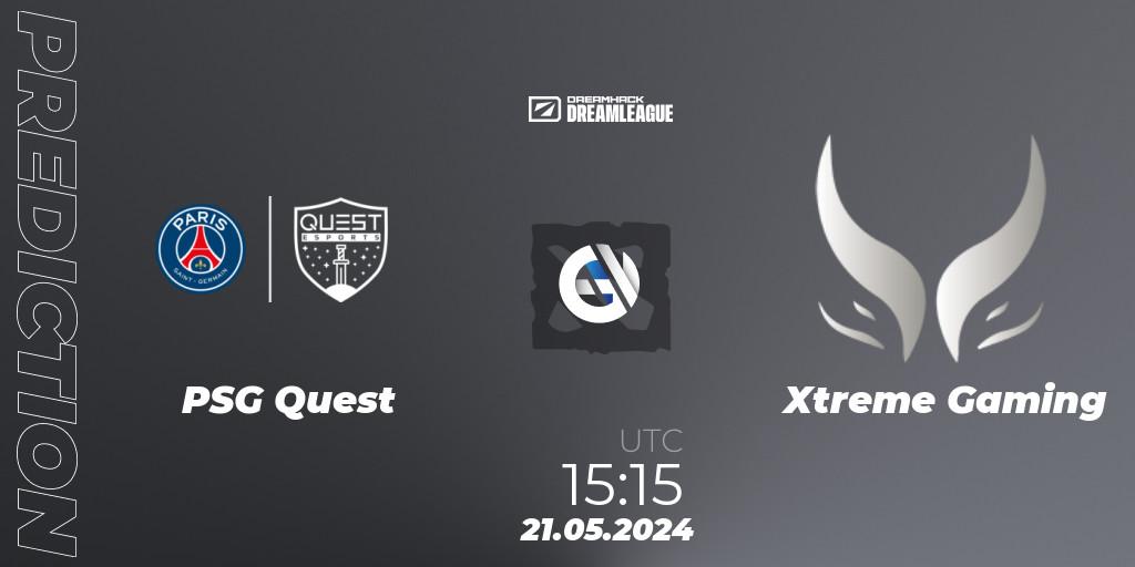 PSG Quest - Xtreme Gaming: ennuste. 21.05.2024 at 16:00, Dota 2, DreamLeague Season 23
