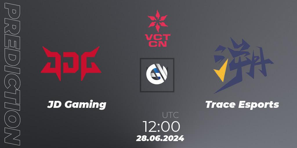 JD Gaming - Trace Esports: ennuste. 28.06.2024 at 12:00, VALORANT, VALORANT Champions Tour China 2024: Stage 2 - Group Stage