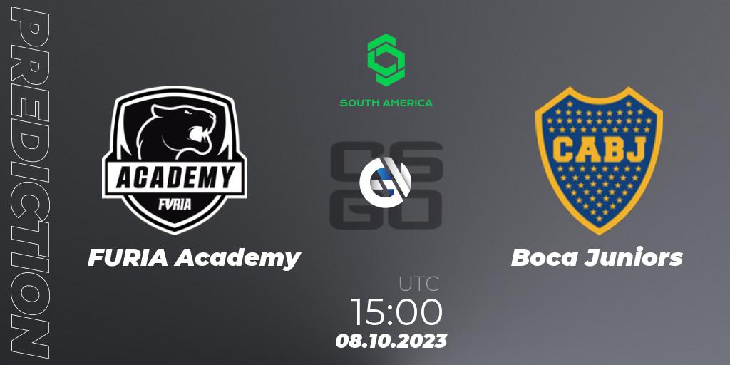 FURIA Academy - Boca Juniors: ennuste. 08.10.2023 at 15:00, Counter-Strike (CS2), CCT South America Series #12