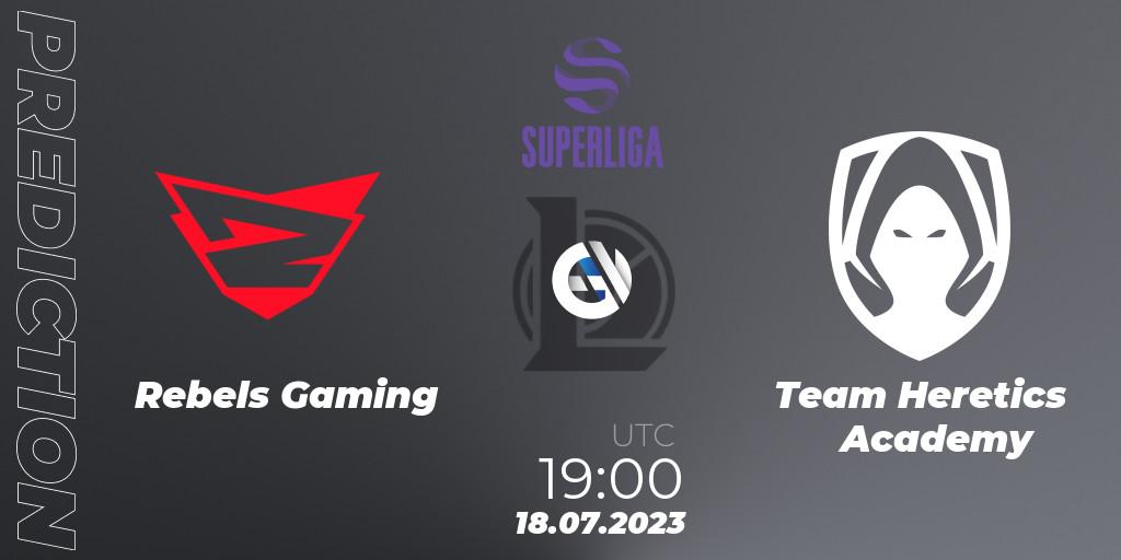 Rebels Gaming - Los Heretics: ennuste. 20.06.2023 at 19:00, LoL, Superliga Summer 2023 - Group Stage