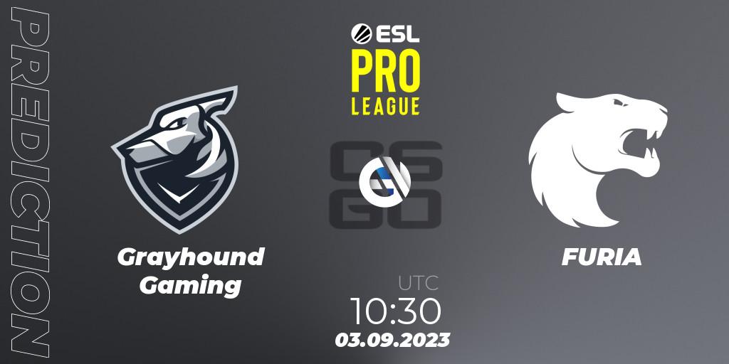 Grayhound Gaming - FURIA: ennuste. 03.09.2023 at 10:30, Counter-Strike (CS2), ESL Pro League Season 18
