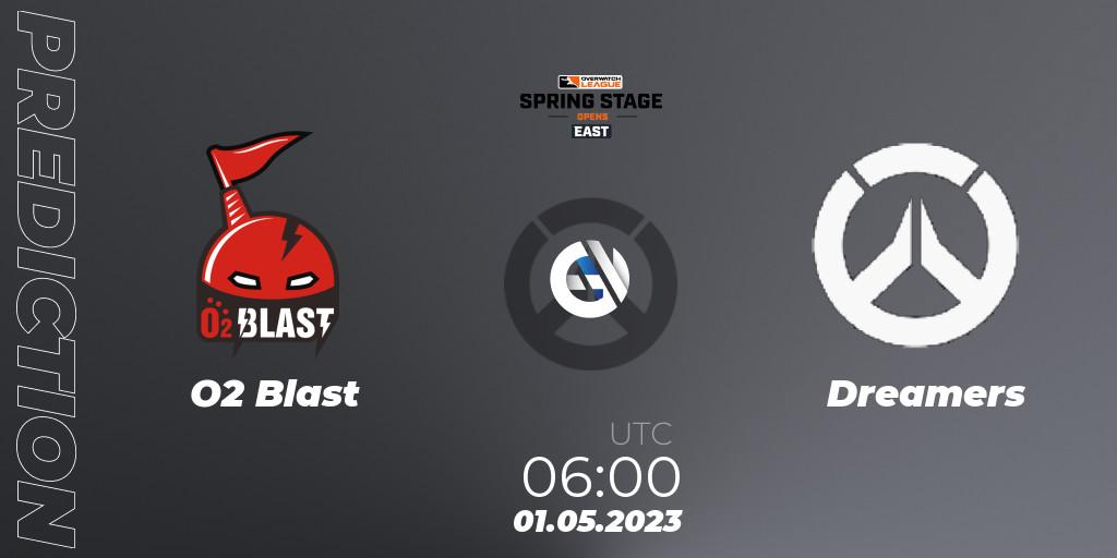 O2 Blast - Dreamers: ennuste. 01.05.2023 at 06:00, Overwatch, Overwatch League 2023 - Spring Stage Opens