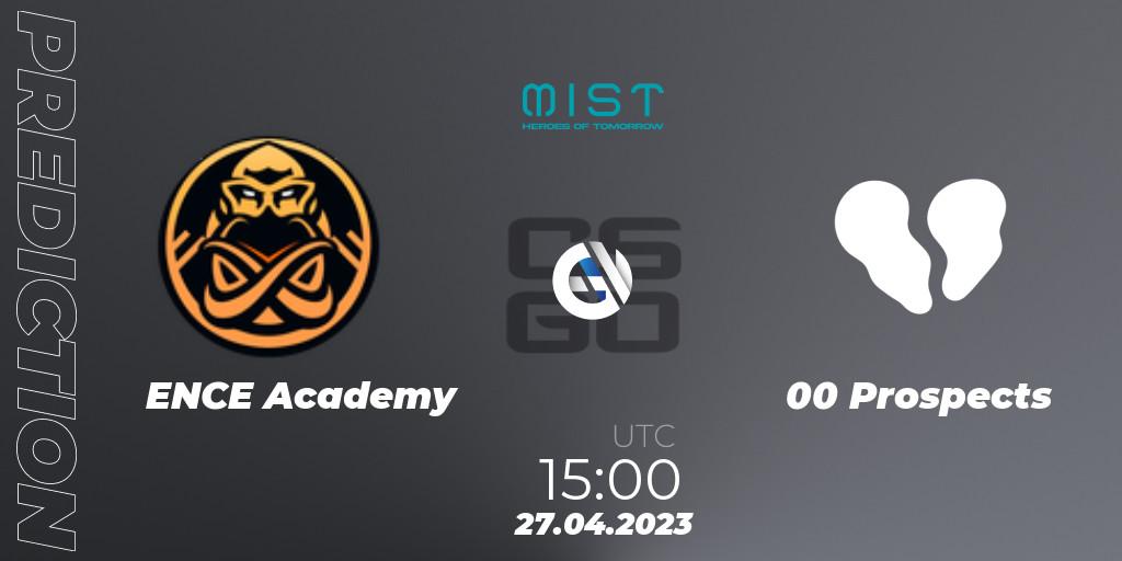 ENCE Academy - 00 Prospects: ennuste. 27.04.2023 at 16:00, Counter-Strike (CS2), MistGames Heroes of Lofoten