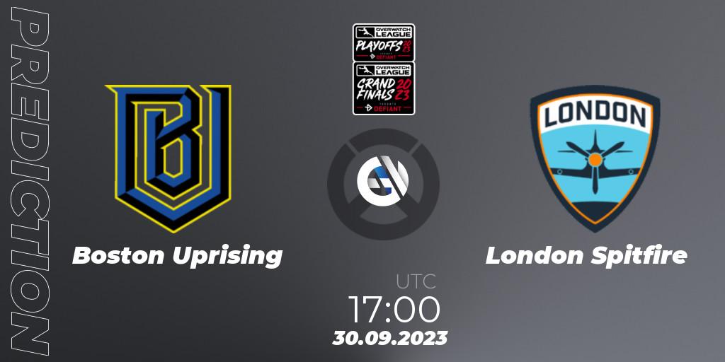 Boston Uprising - London Spitfire: ennuste. 30.09.2023 at 17:00, Overwatch, Overwatch League 2023 - Playoffs