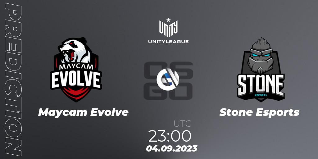 Maycam Evolve - Stone Esports: ennuste. 04.09.2023 at 23:00, Counter-Strike (CS2), LVP Unity League Argentina 2023