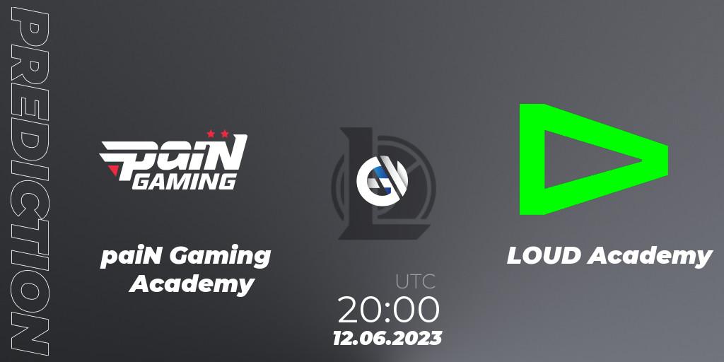 paiN Gaming Academy - LOUD Academy: ennuste. 12.06.23, LoL, CBLOL Academy Split 2 2023 - Group Stage