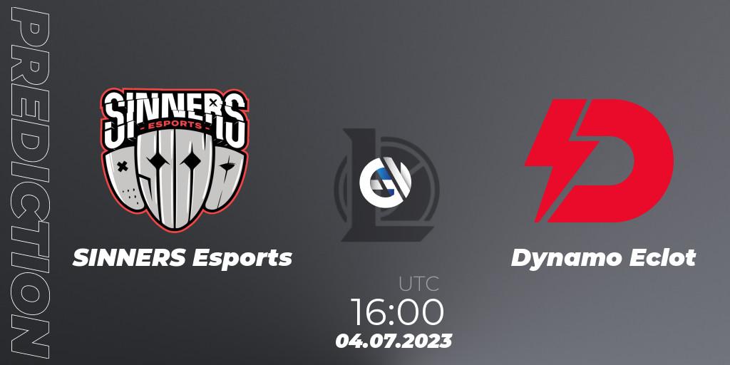 SINNERS Esports - Dynamo Eclot: ennuste. 09.06.23, LoL, Hitpoint Masters Summer 2023 - Group Stage