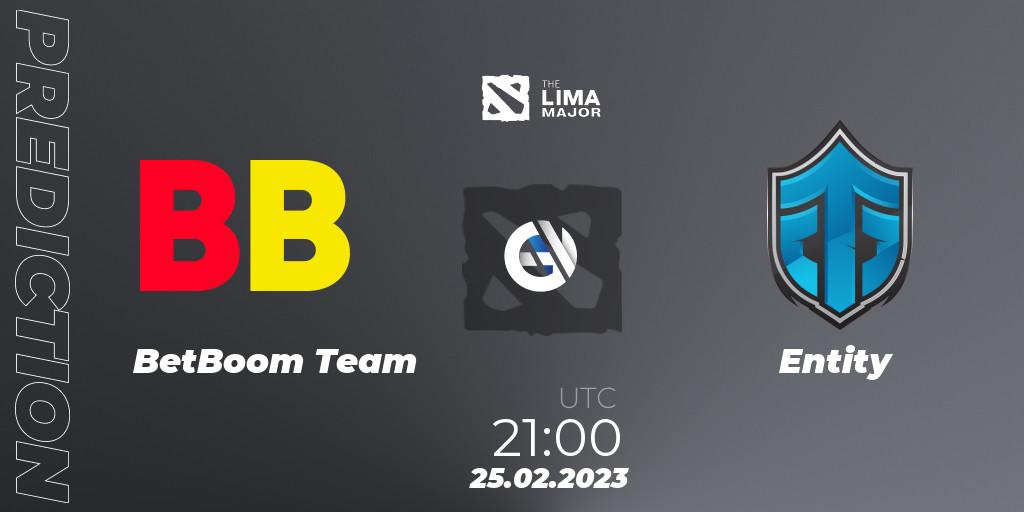 BetBoom Team - Entity: ennuste. 25.02.2023 at 21:37, Dota 2, The Lima Major 2023