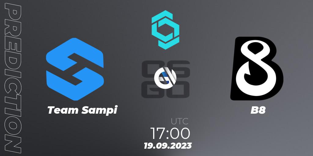 Team Sampi - B8: ennuste. 19.09.2023 at 17:00, Counter-Strike (CS2), CCT North Europe Series #8
