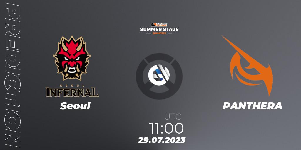 Seoul - PANTHERA: ennuste. 29.07.2023 at 11:00, Overwatch, Overwatch League 2023 - Summer Stage Qualifiers