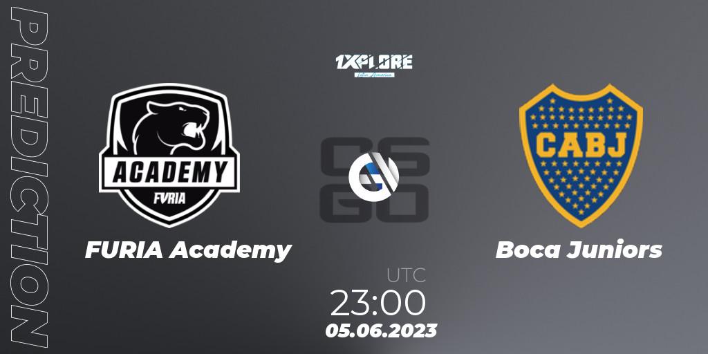 FURIA Academy - Boca Juniors: ennuste. 05.06.2023 at 20:00, Counter-Strike (CS2), 1XPLORE Latin America Cup 1
