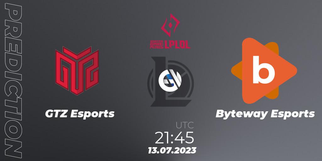 GTZ Esports - Byteway Esports: ennuste. 22.06.2023 at 21:45, LoL, LPLOL Split 2 2023 - Group Stage
