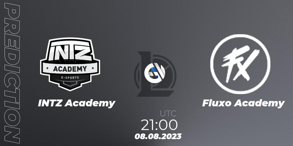 INTZ Academy - Fluxo Academy: ennuste. 08.08.2023 at 21:00, LoL, CBLOL Academy Split 2 2023 - Group Stage