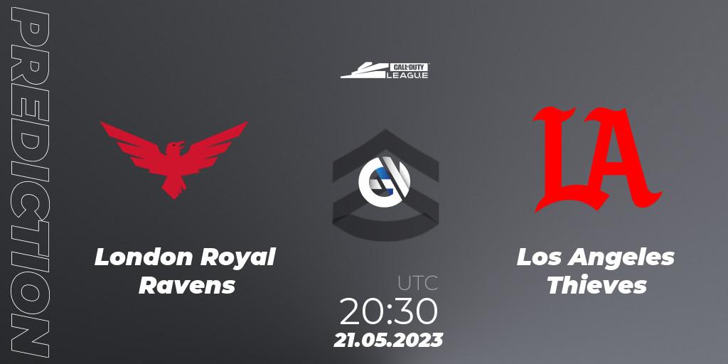 London Royal Ravens - Los Angeles Thieves: ennuste. 21.05.2023 at 20:45, Call of Duty, Call of Duty League 2023: Stage 5 Major Qualifiers