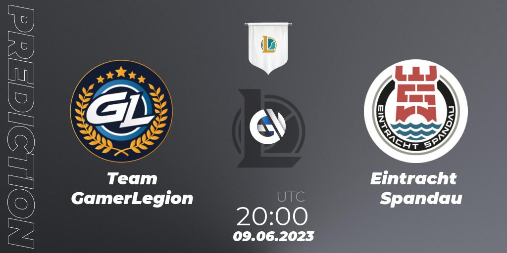 Team GamerLegion - Eintracht Spandau: ennuste. 09.06.23, LoL, Prime League Summer 2023 - Group Stage