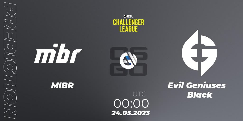 MIBR - Evil Geniuses Black: ennuste. 24.05.23, CS2 (CS:GO), ESL Challenger League Season 45: North America