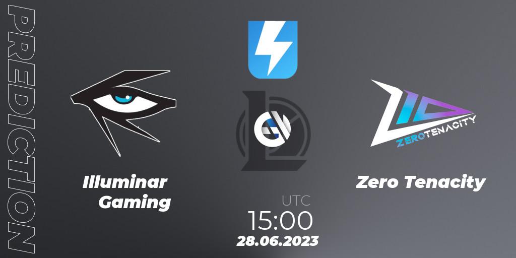 Illuminar Gaming - Zero Tenacity: ennuste. 21.06.2023 at 18:15, LoL, Ultraliga Season 10 2023 Regular Season