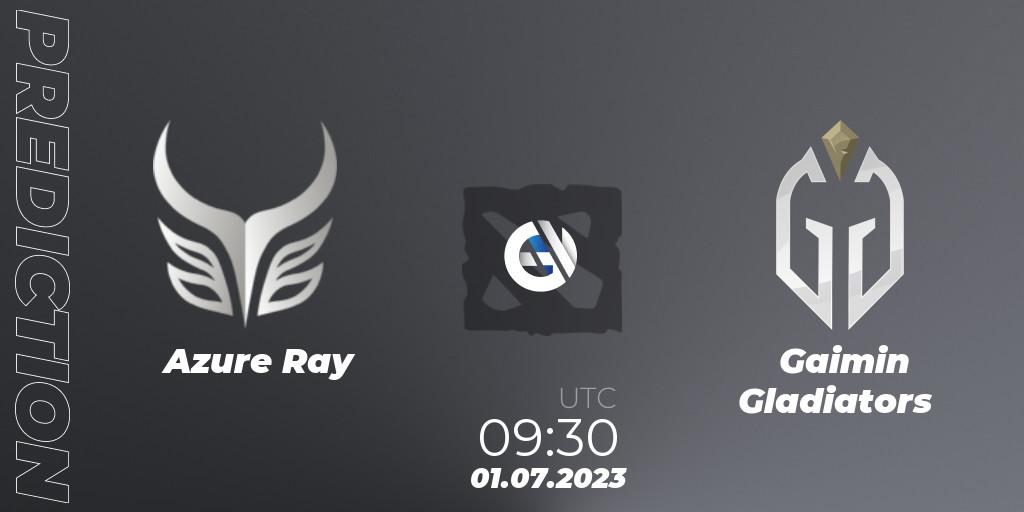 Azure Ray - Gaimin Gladiators: ennuste. 01.07.2023 at 08:54, Dota 2, Bali Major 2023 - Group Stage
