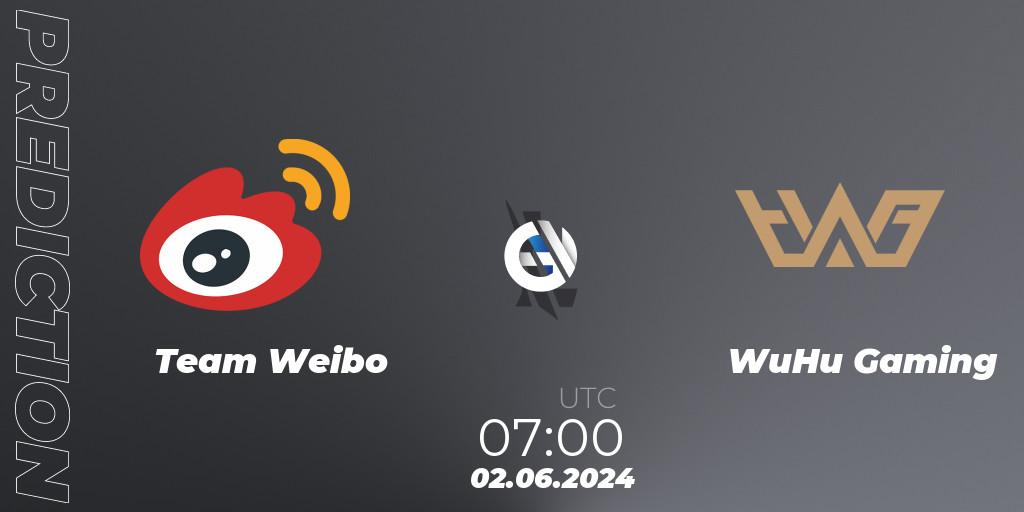 Team Weibo - WuHu Gaming: ennuste. 02.06.2024 at 07:00, Wild Rift, Wild Rift Super League Summer 2024 - 5v5 Tournament Group Stage